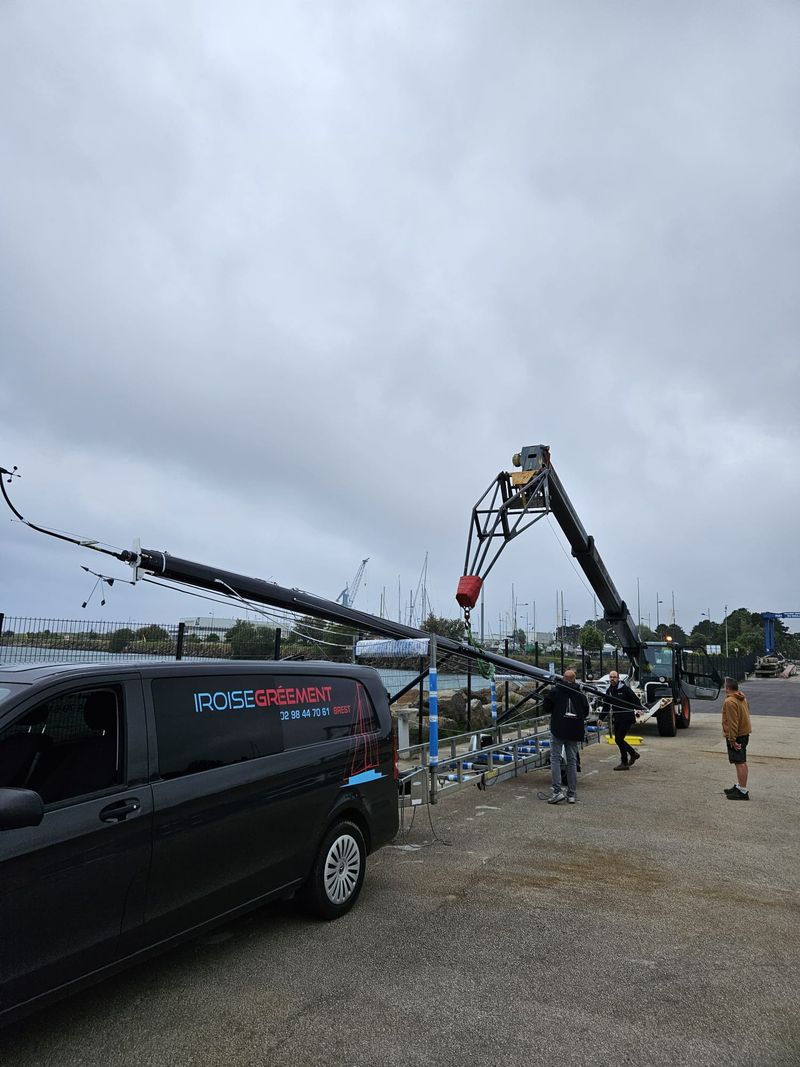 Remâtage du bateau Fondation Jérôme Lejeune